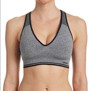 Jockey Medium Support Molded Cup Sports Bra-grey Heather-medium